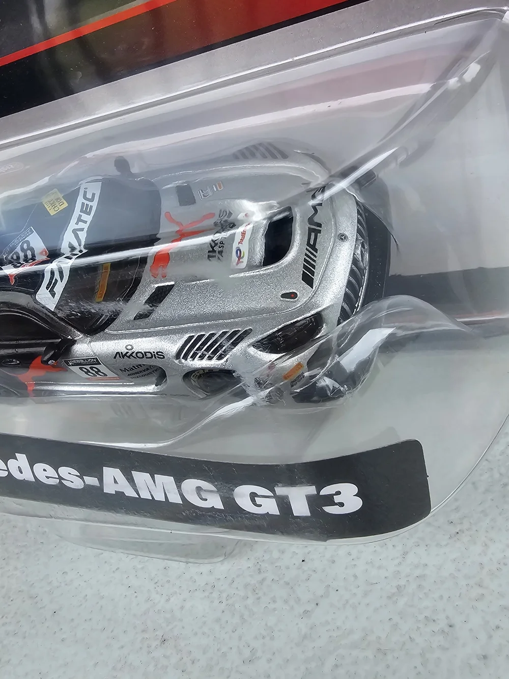 Hot Wheels Premium 1:43 Mercedes-AMG GT3 #88 Real Riders Race Car